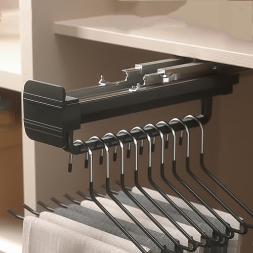 Organisateur de placard coulissant et porte-pantalons robuste