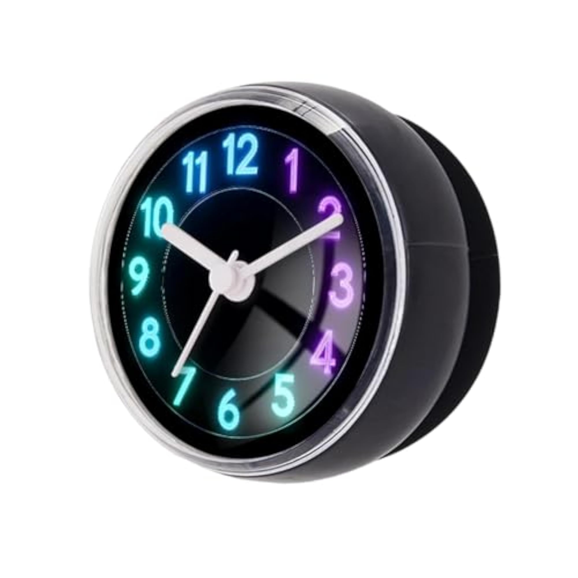 Modern Waterproof Bathroom Clock with Suction Cup