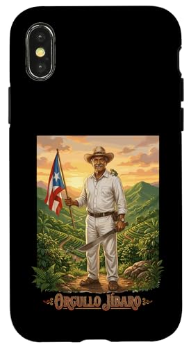 Orgullo Jibaro Puerto Rico Flag Coqui Heritage �X�}�z�P�[�X iPhone X/XS �p