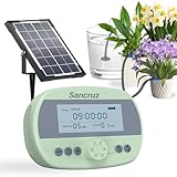 Solar Automatic Drip Irrigation System Kit, 15-Pot Automatic Watering System for Plants, Solar Drip Irrigation System for Garden with LCD Display Water Timer, Easy DIY for Indoor/Outdoor Potted Plants