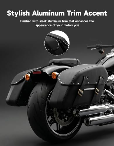 C.C. RIDER Leather Detachable Saddlebags