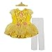 Disney Princess Belle Baby Girls' Costume Tutu Dress, Headband and Tights