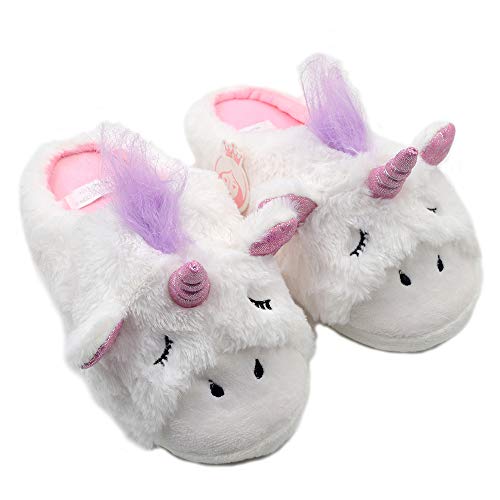 Unicorn Plush Slippers | Indoor Outdoor Sneakers | Cozy Plush Shoes Woman Slippers | Cute Fluffy Girls Slippers2