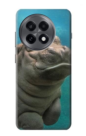 Cute Baby Hippo Hippopotamus Funda Carcasa Case para OnePlus 13R