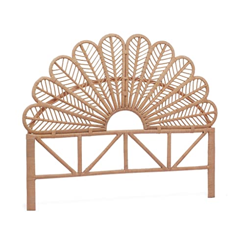 sweeek Alice's Home - Kopfteil aus Rattan Natur passend für Betten...