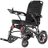 39LB Electric Wheelchairs for Seniors Ultra Lightweight, 20 Miles Long Travel Range Motorized Wheelchair, All Terrain Compact Portable Power Wheelchair, Foldable Mobility Scooter for Adults