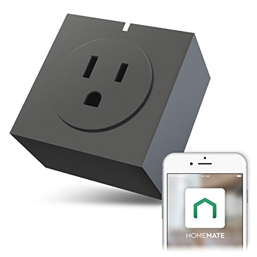 Zettaguard S31-Grey Wi-Fi Smart Plug Outlet, Compatible with Alexa, Timer Switch Socket, Energy Meter, Wireless Remote Control your Electronics from Smartphone or Tablet, Grey