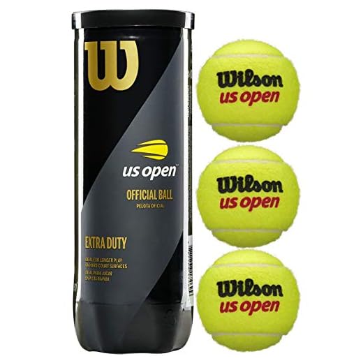 Bolas de tênis Wilson US Open Extra Duty para todas as quadras – 3 latas de bolas (2 latas)