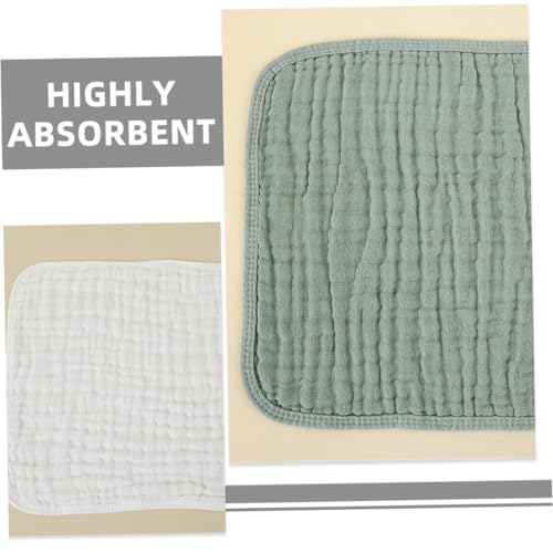 6Pcs Soft Burp Cloths Absorbent Cotton Towels for Newborns Versatile Spit Up Rags Sweat Wipes Safe for Sensitive Skin Durable Gauze Construction3