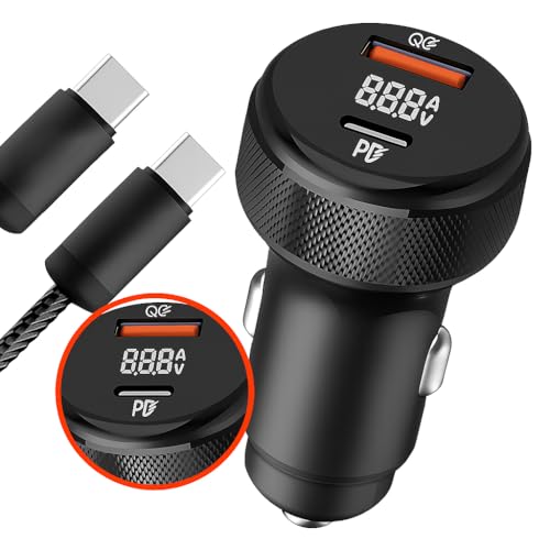 Carregador Veicular Universal Rápido para Carro Automóvel 60W Tur...