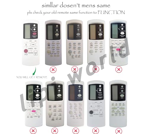 Image of LipiWorld 39 AC Remote Control (Old Remote Exactly Same Remote Will Only Work) Compatible for Bluestar AC Remote