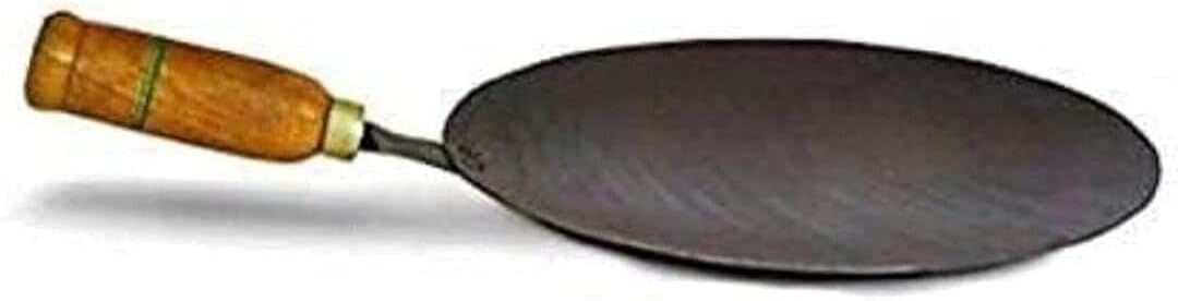 Iron Tawa Cooking Utensils Roti Cookware Kitchen Tava Maker With Handle-10 Inch