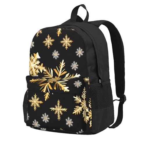 Sac à dos de Noël doré résistant à l'eau pour protéger vos affaires en rando