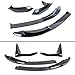 NEESPOC Front Bumper Lip Splitter Spoiler Fit for BMW M3 F80 M4 F82 F83 2015-2020 Painted Gloss Black Accessories Air Chin Body Kit