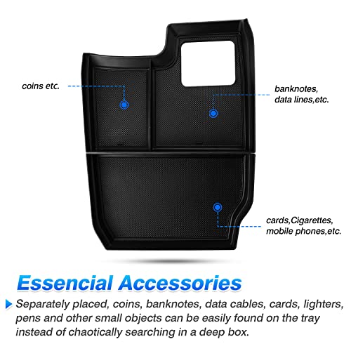 Autorder Lower Center Console Organizer Toyota Sienna 2021 2022 2023 2024 2025 Interior Accessories Center Console Bottom Storage Insert Tray