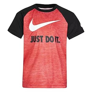 Nike Little Boys Dri-Fit Logos Active Tee (R(86J147-R3R)/W, 5 Years)