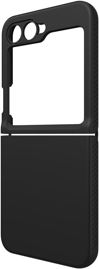 ZAGG Bridgetown Samsung Galaxy Z Flip7 FE/ Flip6 Case - Slim, Lightweight Folding Case, Military Grade Durability, Drop Resistant up to 10ft, Graphene Reinforced, Wireless Charging Compatible, Black