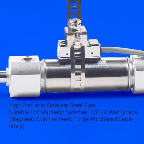 Cylindre pneumatique double effet en inox MG pour réguler la pression d'air
