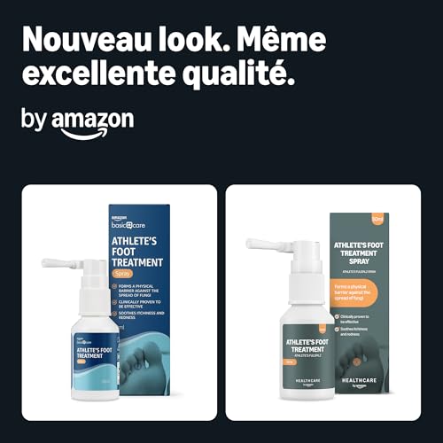 Amazon Basic Care Spray de traitement du pied d'athlète, 50ml – vue 2
