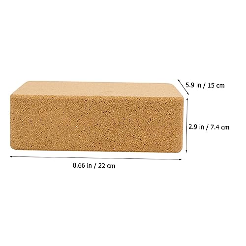 Kisangel Bloco De Ioga De Cortiça Trem De Madeira Ferramentas De Ioga Blocos De Espuma De Densidade