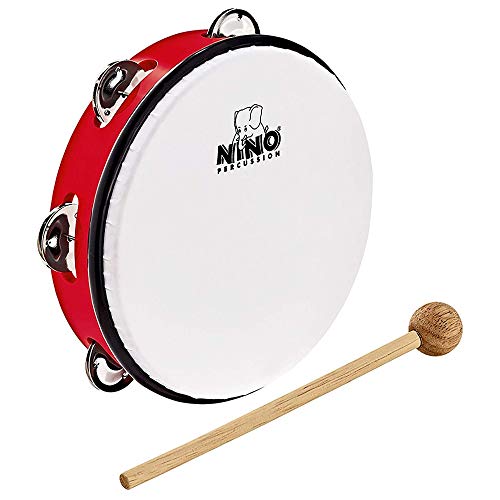 Tambourin avec peau Nino Percussion : le cadeau musical dès 5 ans