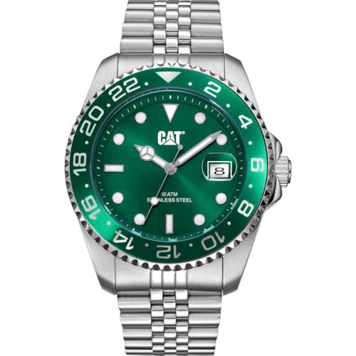La mejor comparación de Caterpillar Reloj los más solicitados. 42 Reloj CAT R-TYPE Material Acero Inoxidable Color PLATA
