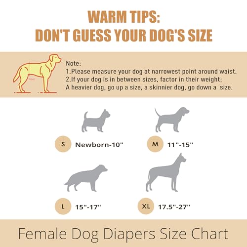 Image of wegreeco Dog Diapers Female (3 Pack), Highly Absorbent Puppy Doggie Dog Diapers for Female Dogs Period, Washable Doggy Diapers for Dogs in Heat, Small Medium Large Size (Cow Pattern, Medium)