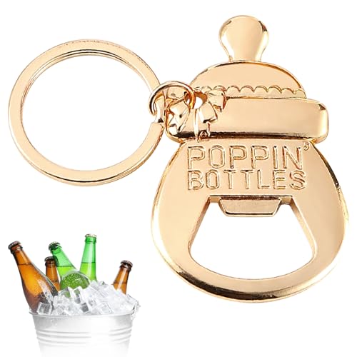 Alovez Portachiavi apribottiglie biberon, regalo per uomini, apribottiglie di birra, divertente, regalo per feste, regali per neonati