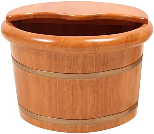 Tina de madera para remojo de pies spa pedicure