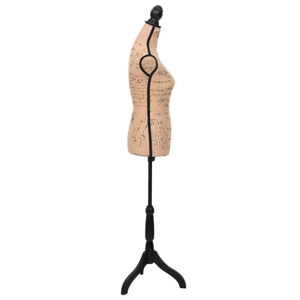 Busto Sartoriale Donna Marrone Nero Manichino in Iuta, Casa e Giardino,Forniture domestiche,Immagazzinamento e organizzazione,Abbigliamento e sistemazione negli armadi,Omini, 3.5kg-30029
