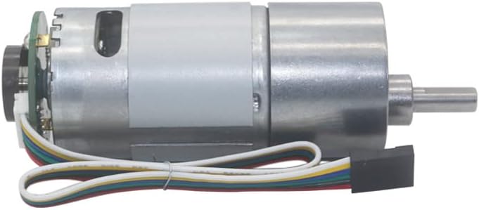 JGB37-545 DC Encoder Geared Motor 6V 12V24V high Power high Torque Permanent Magnet DC Motor - (Speed(RPM): 223, Voltage(V): 24V)