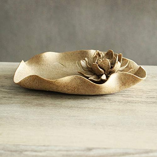 Incense Burner Handmade Stick Incense Holder Lotus Incense Burner Clay Process Crafts Home Decorations Censer Indoor Incense Holder Incense Stick Holder