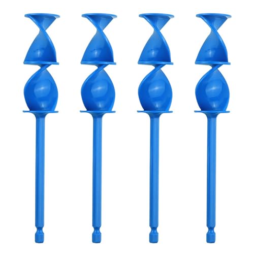 4 varillas hexagonales mezcladoras de resinas epoxi, varilla de agitación de pintura, accesorio de taladro helixs, accesorios de herramientas eléctricas, agitador multifuncional resistente al desgaste