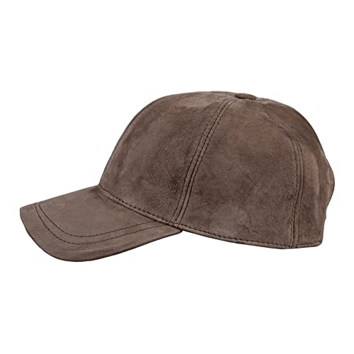 Hatsquare Suede Leather Baseball Cap Adjustable Dad Plain Hat Stylish Classic For Women Men Unisex (Desert Sand) #TOP4