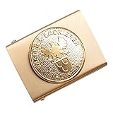 In Kleinserie geprägtes Metall-Emblem aus regionaler Metallwarenfabrikation / Maße: ca. 63 mm x 46 mm