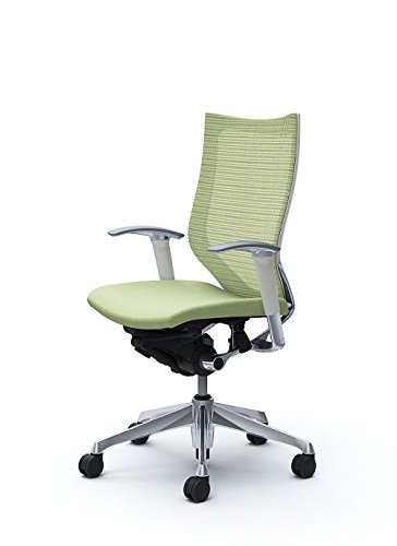 オカムラ オフィスチェア バロン ハイバック 可動肘 座クッション ピスタチオ CP85BW-FEF6