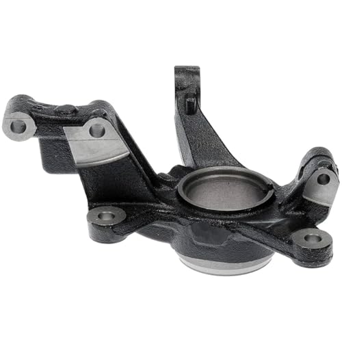 Image of Detroit Axle - 2pc Front Steering Knuckles for 1999-2003 Mazda Protege Protege5 [4-Wheel ABS] Steering Knuckles Assembly 2000 2001 2002 Replacement