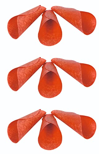 Image of JOYTOSS Tortilla Wrap | Fresh Taste & Soft Texture l Best for Wraps, Tacos, Nachos & Rolls l Ready to Eat Healthy Food - Pack of 25 (BEETROOT)