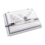 Mit diversem Zubehör, wie z.B: Geodreieck und L-Lineal.