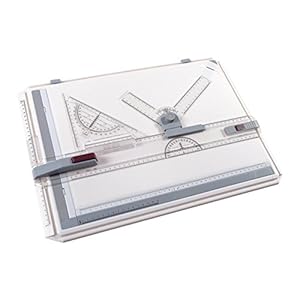 Agenda Office tekenbord “Student” | DIN A3, 50 x 37 cm, diverse accessoires | voordelige, eenvoudige tekenplaat voor studie