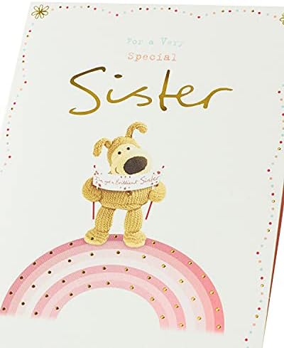 Boofle Sister Birthday Card Birthday Card for Sister Sister Birthday Card from Sister or Brother - Cute Birthday Card for Sister - Sibling Birthday Card