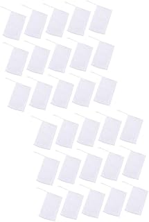 STOBAZA 100 Pçs Saco De Sabão Rede De Espuma Sabonete Para O Corpo Sabonete Bucha Sabonete Facial Espuma De Limpeza Saco De Cordão Bolsa De Cordão Saco De Sabão De Sisal Ou Sacos De Malha