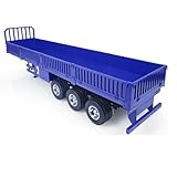 TOUCAN RC HOBBY 1/14 3-Axle Trailer Metal Low-Bed Trailers for RC Tractor Truck Dump Car Model for Ages 14+