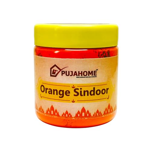 Image of Original Premium quality Hanuman Ji Sindoor | Orange Sindoor |100% Pure Hanuman Ji Pooja Sindoor, Pack of 4 (250 Gram Each)