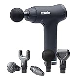 Massage Gun, Deep tissue, HoMedics Therapist Select Plus Percussion Massager, Black 1 Count (Pack of 1)