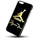 Air Jordan Treasure in Gold Logo for iPhone 6/6s Black Case