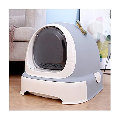 Maison de toilette chat fermée bac à litière anti odeur splash proof