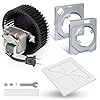 BKR60 for Broan-NuTone,BKR60 Bath Fan Replacement Motor and Cover S97011723,BKR60 for Broan Replacement Motor 688 671 670 689 EC50 EC70,690NT-A Replacement for NuTone 696N-R02 695 696N 693,60 CFM
