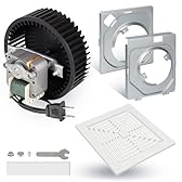 BKR60 for Broan-NuTone,BKR60 Bath Fan Replacement Motor and Cover S97011723,BKR60 for Broan Replacement Motor 688 671 670 689 EC50 EC70,690NT-A Replacement for NuTone 696N-R02 695 696N 693,60 CFM