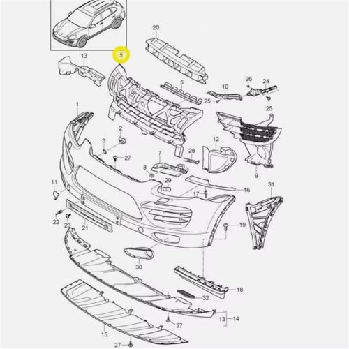 Grille capot voiture finition premium calandre avant 2011-2014 - 4